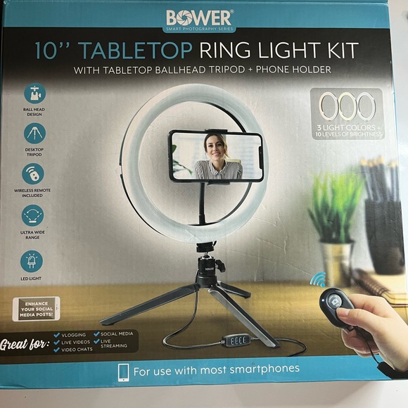 Cameras, Photo & Video | 1 Tabletop Ring Light Kit Black | Poshmark